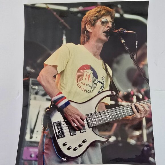 Grateful Dead Licensed Photo Print By Rob Cohn Bassist Phil Lesh Glossy Kodak Pa - Picture 5 of 12